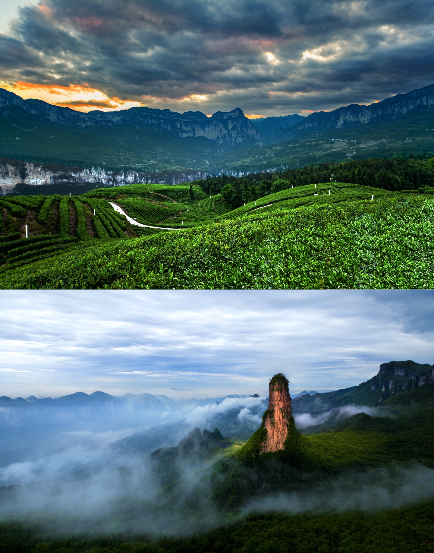 湖北恩施的山水画意境,让我感受到了一种宁静与恬淡