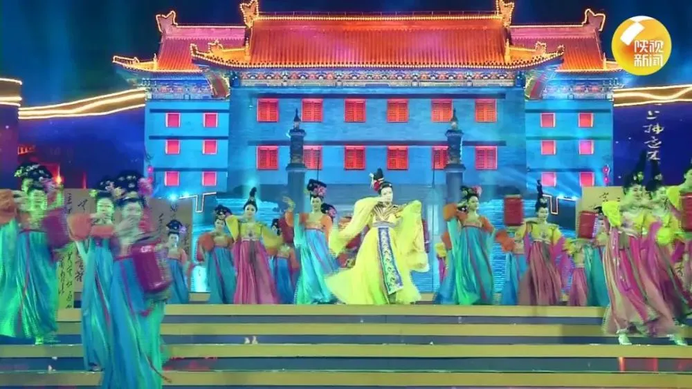 春晚西安分会场《山河诗长安》惊艳世界