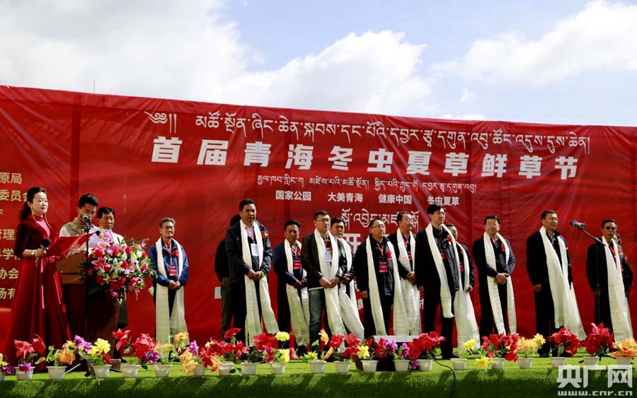 那曲羌塘恰青格萨尔赛马艺术节暨那曲魅力虫草节开幕
