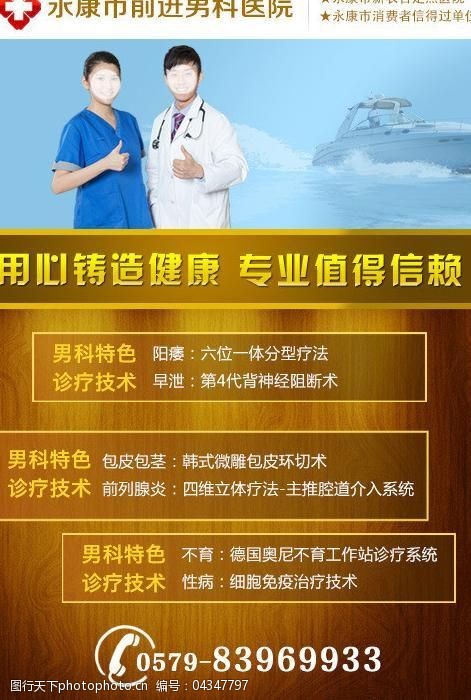 诚信建议去三件医院就医，男科医院更专业！