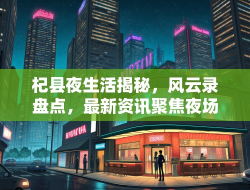 杞县夜生活揭秘,风云录盘点,最新资讯聚焦夜场精彩瞬间 杞县夜生活揭秘,风云录盘点,最新资讯聚焦夜场精彩瞬间
