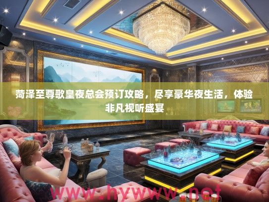 菏泽至尊歌皇夜总会预订攻略，尽享豪华夜生活，体验非凡视听盛宴