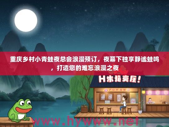 重庆乡村小青蛙夜总会浪漫预订,夜幕下独享静谧蛙鸣,打造您的难忘浪漫之夜 重庆乡村小青蛙夜总会浪漫预订,夜幕下独享静谧蛙鸣,打造您的难忘浪漫之夜