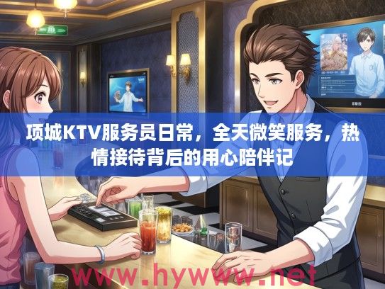 项城KTV服务员日常，全天微笑服务，热情接待背后的用心陪伴记